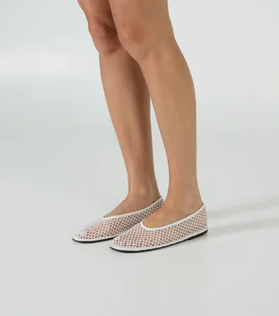 Tony Bianco Mazey White Mesh In White