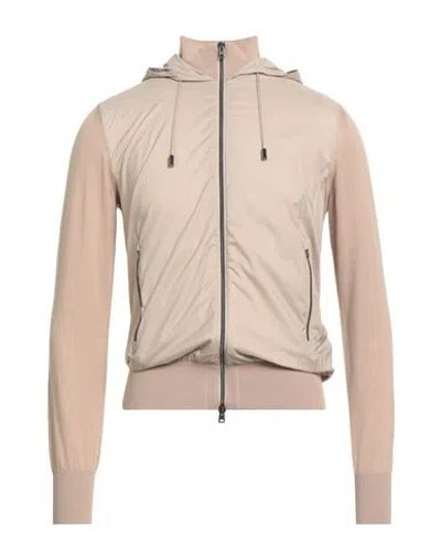 Herno Beige Cotton Down Jacket In Neutral