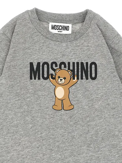 Moschino T-shirt  Kids Color Grey In Gray