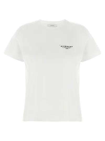 Givenchy White Cotton Jersey Crewneck T-shirt In White