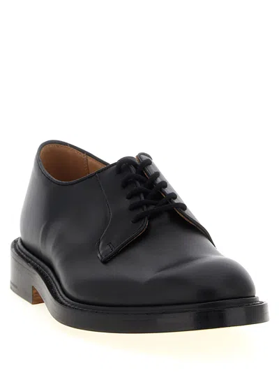 Tricker's Lace-up Business Dress Shoes In Black