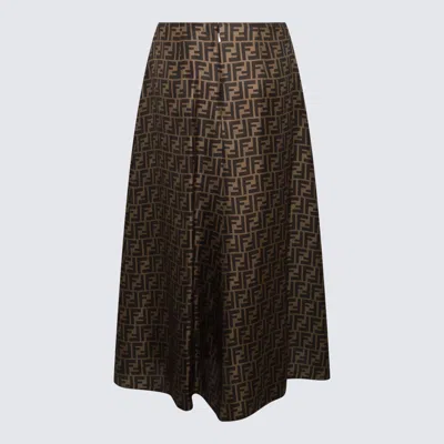 Fendi Skirt In Brown