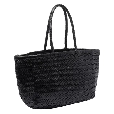 Dragon Diffusion Women Big Bamboo Triple Jump Basket Bag In Black