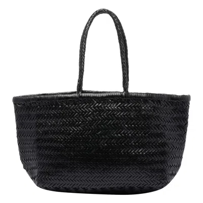 Dragon Diffusion Women Big Bamboo Triple Jump Basket Bag In Black