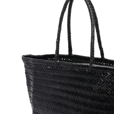 Dragon Diffusion Women Big Bamboo Triple Jump Basket Bag In Black