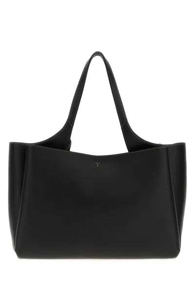 Tod's Double Handle Shoulder Bag In Black