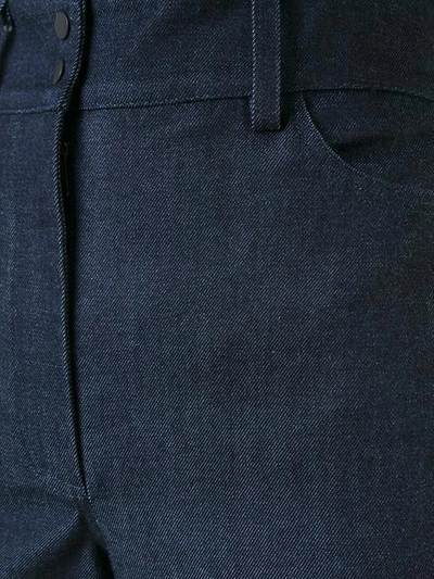 Shop Vilshenko Flared Jeans In Dark Blue