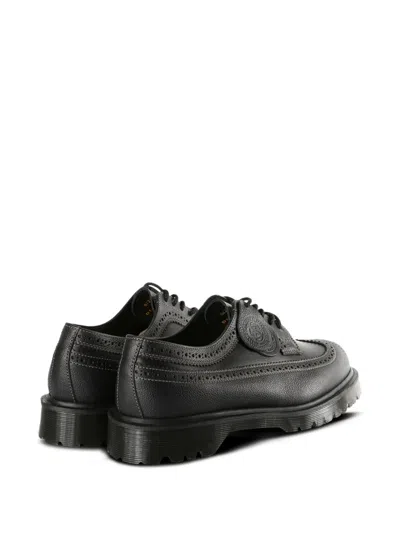 Dr. Martens Leather Derby Shoes In Black