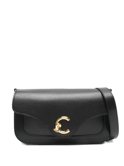 Coccinelle C-me Medium Shoulder Bag In Black