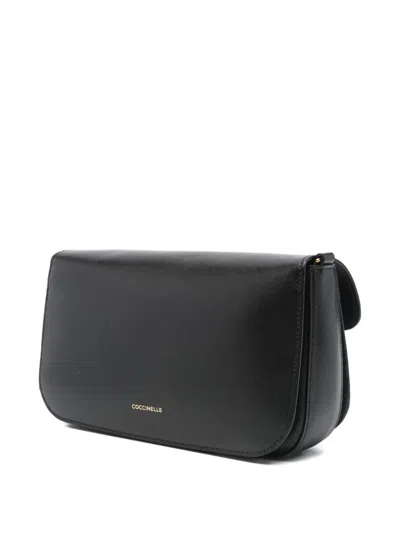 Coccinelle C-me Medium Shoulder Bag In Black
