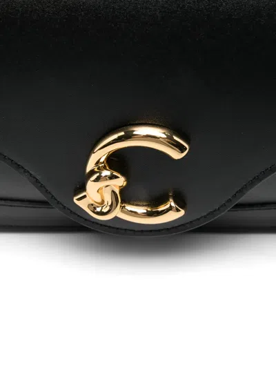 Coccinelle C-me Medium Shoulder Bag In Black