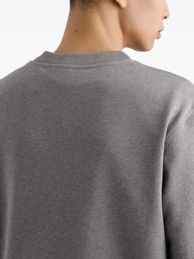 Dolce & Gabbana Jersey With Embroidery In Gray