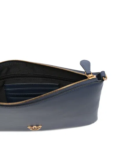 Pinko Classic Flat `love` Bag `simply` In Blue