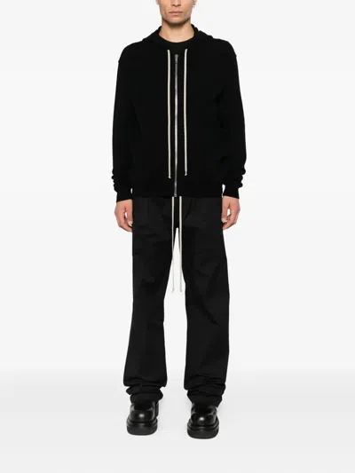Rick Owens Classic Flight Leather Bomber In Black