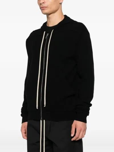 Rick Owens Classic Flight Leather Bomber In Black