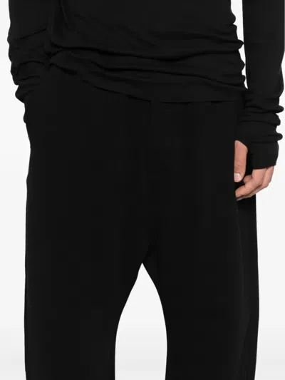 Thom Krom Drawstring Track Pants In Black