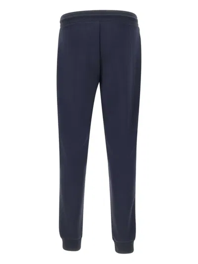 Ea7 Elasticated-waist Track Pants In Blue