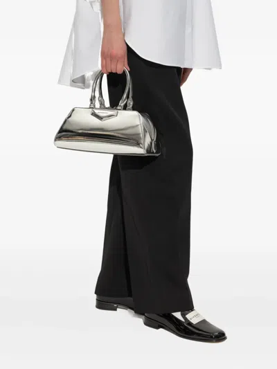 Givenchy Antigona East-west Small Handbag In Silver