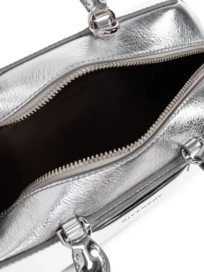 Givenchy Antigona East-west Small Handbag In Silver