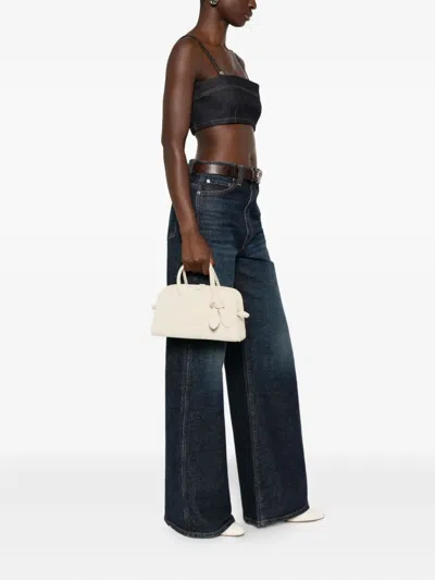 Jacquemus Small Turismo Tote Bag In Neutral