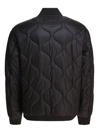 C.p. Company C.p.company Padded Bomber Jacket In Black
