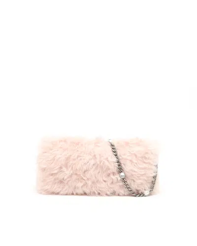 Miu Miu Shearling Crystal Bag