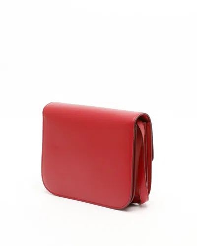 Celine Teen Triomphe Shoulder Bag Women In Red