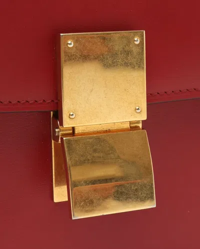 Celine Teen Triomphe Shoulder Bag Women In Red