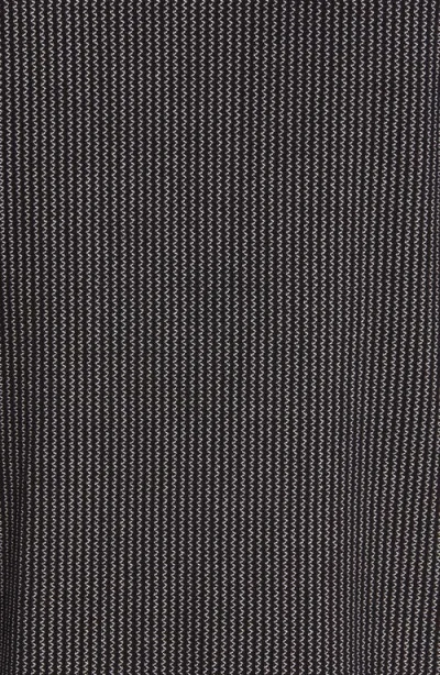 Rag & Bone Harvey Cotton-blend Knit Short-sleeved Shirt In Black White