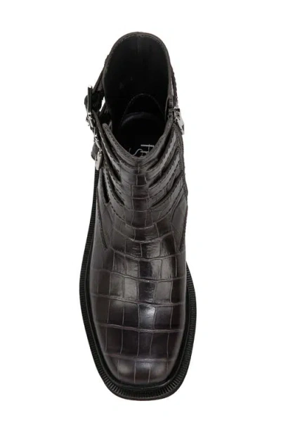 Franco Sarto Argo Leather Bootie In Gray