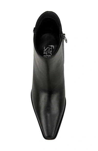 Franco Sarto Vivian Leather Bootie In Black