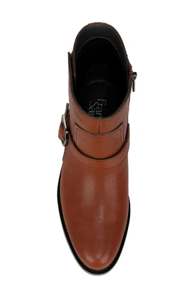 Franco Sarto Women's Prina Block Heel Moto Ankle Boots In Brown