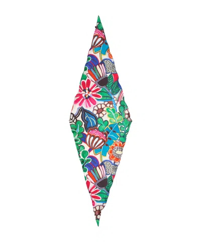 Echo New York Celebrate Floral Diamond Silk Scarf In Multi