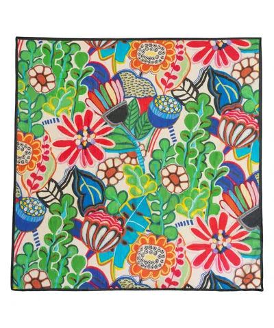 Echo New York Celebrate Floral Oversized Square Scarf In Multi