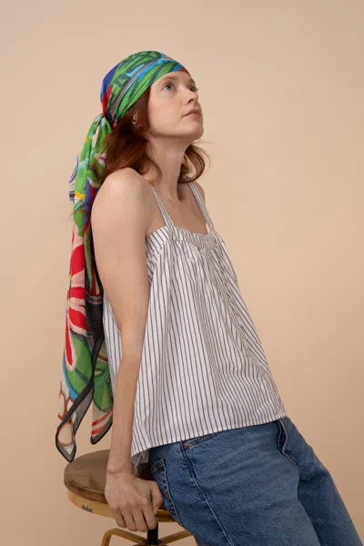 Echo New York Celebrate Floral Oversized Square Scarf In Multi