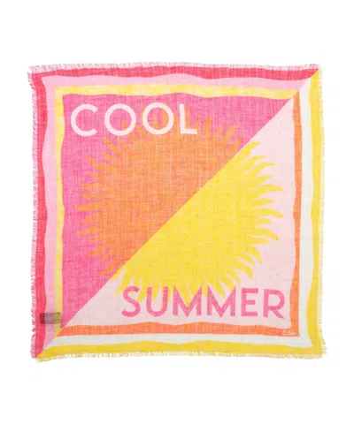 Echo New York Cool Summer Bandana In Pink