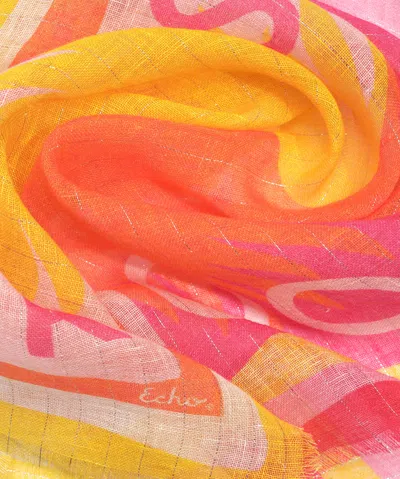Echo New York Cool Summer Bandana In Pink