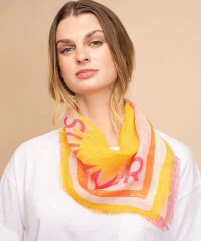 Echo New York Cool Summer Bandana In Pink