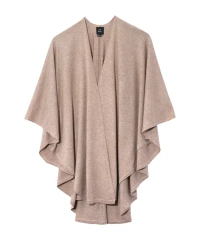 Echo New York Essential Rounded Ruana In Black