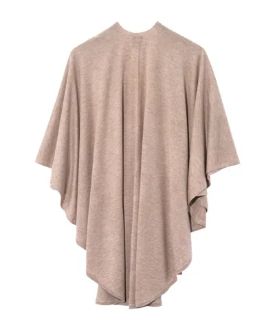 Echo New York Essential Rounded Ruana In Black