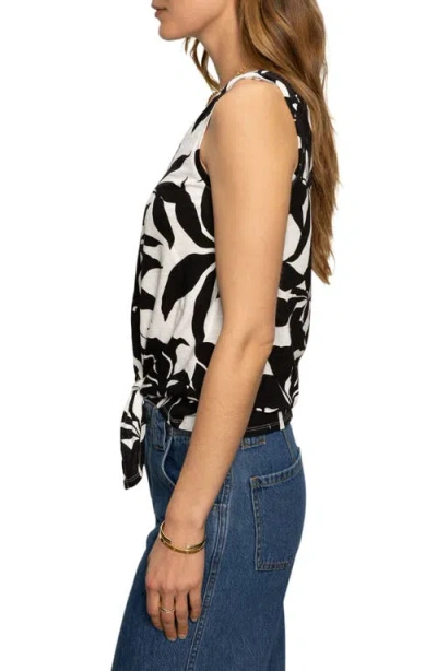 Sanctuary Perfect Tee Mix Floral Cotton Blend Minidress In Inked Impressions