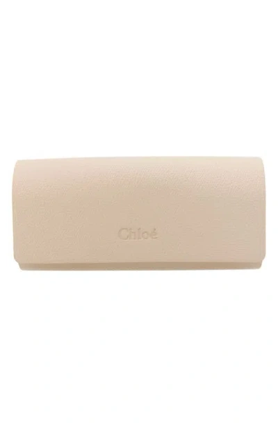 Chloé 60mm Wavy Sunglasses In Gold