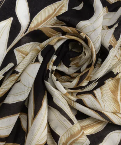 Echo New York Golden Palm Sarong Wrap In Blue