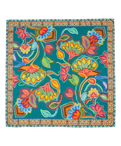 Echo New York Hypnotic Garden Square In Red