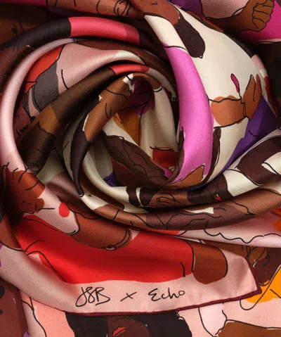 Echo New York Jasmin Savoy Brown In Multi