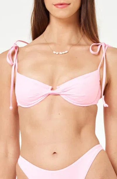 L*space Lspace Kerry Bikini Top In Pink