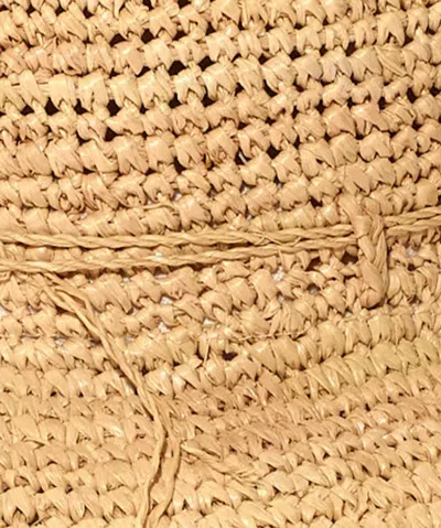 Echo New York Raffia Straw Packable Hat