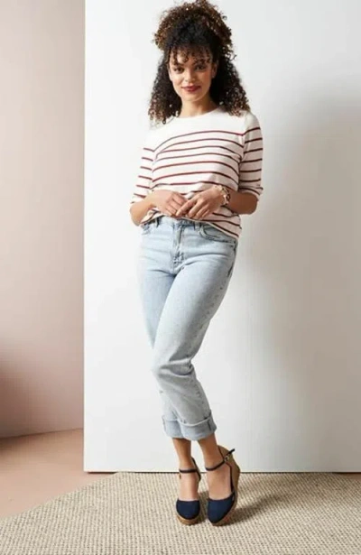 Viscata Satuna Canvas Espadrille Wedges In Navy