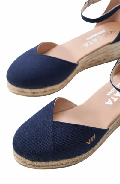 Viscata Formiga Limited Edition Canvas Espadrille Wedges In Blue