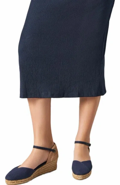 Viscata Pubol Limited Edition Canvas Espadrille Wedges In Blue